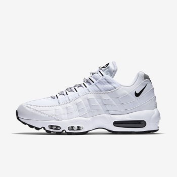 Nike Air Max 95 - Férfi Utcai Cipő - Fehér/Fekete/Fekete